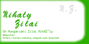 mihaly zilai business card